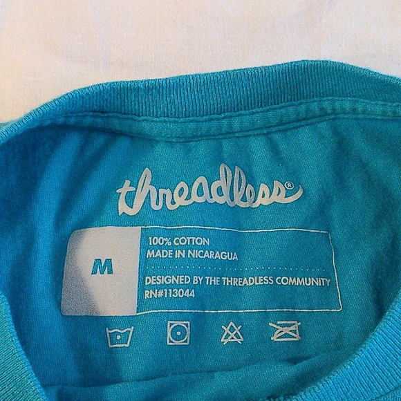 Threadless Corgi on a Bike cyan tshirt (M)🐶🚲🐾 - Picture 4 of 5